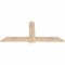 Ekena Millwork Eugene Smooth Timber Gable Bracket, Douglas Fir, 60"W x 27"H x 1 1/2"D x 5 1/2"F, 11/12 Pitch GBW060X27X0206EUG00SDF - alternate 3